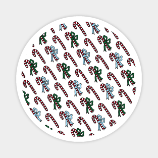 Candy Canes | Candy Pattern | Christmas Candy Magnet